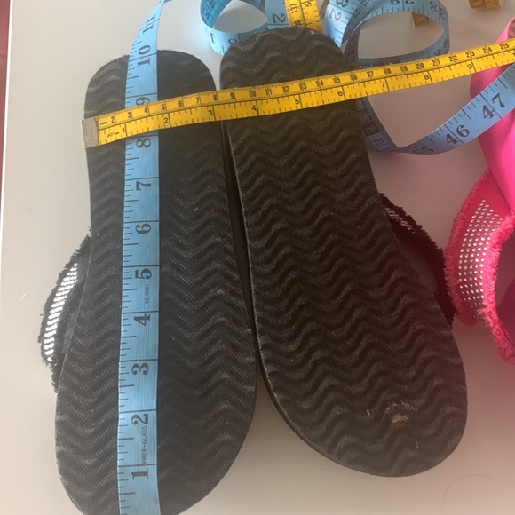 Bobee summer flip flops, 2” to 1” platform heels, 2 pairs - Picture 5 of 7